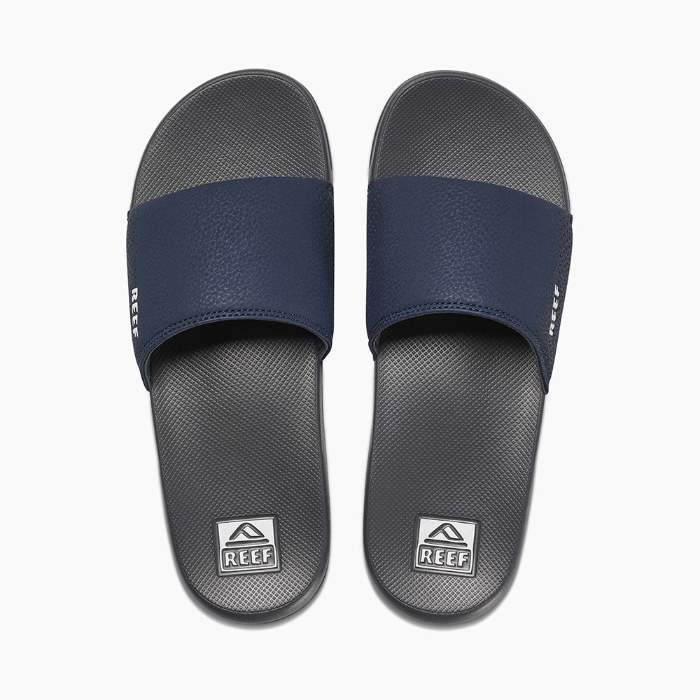 One Slide Navy White