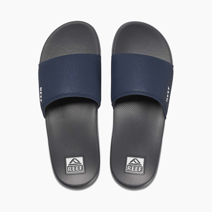 One Slide Navy White