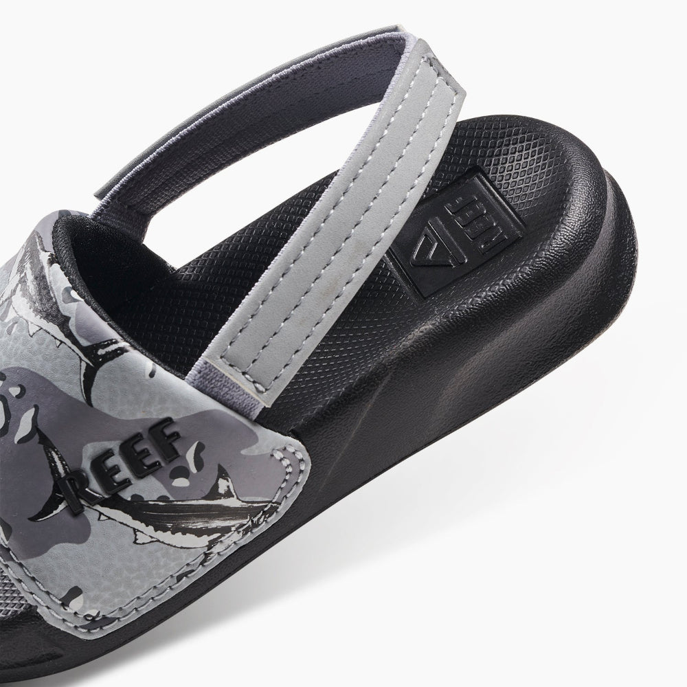 Little One Slide Gray Camo Shark